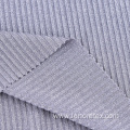 Knit Metallic Lurex Viscose Rayon Rib Fabric